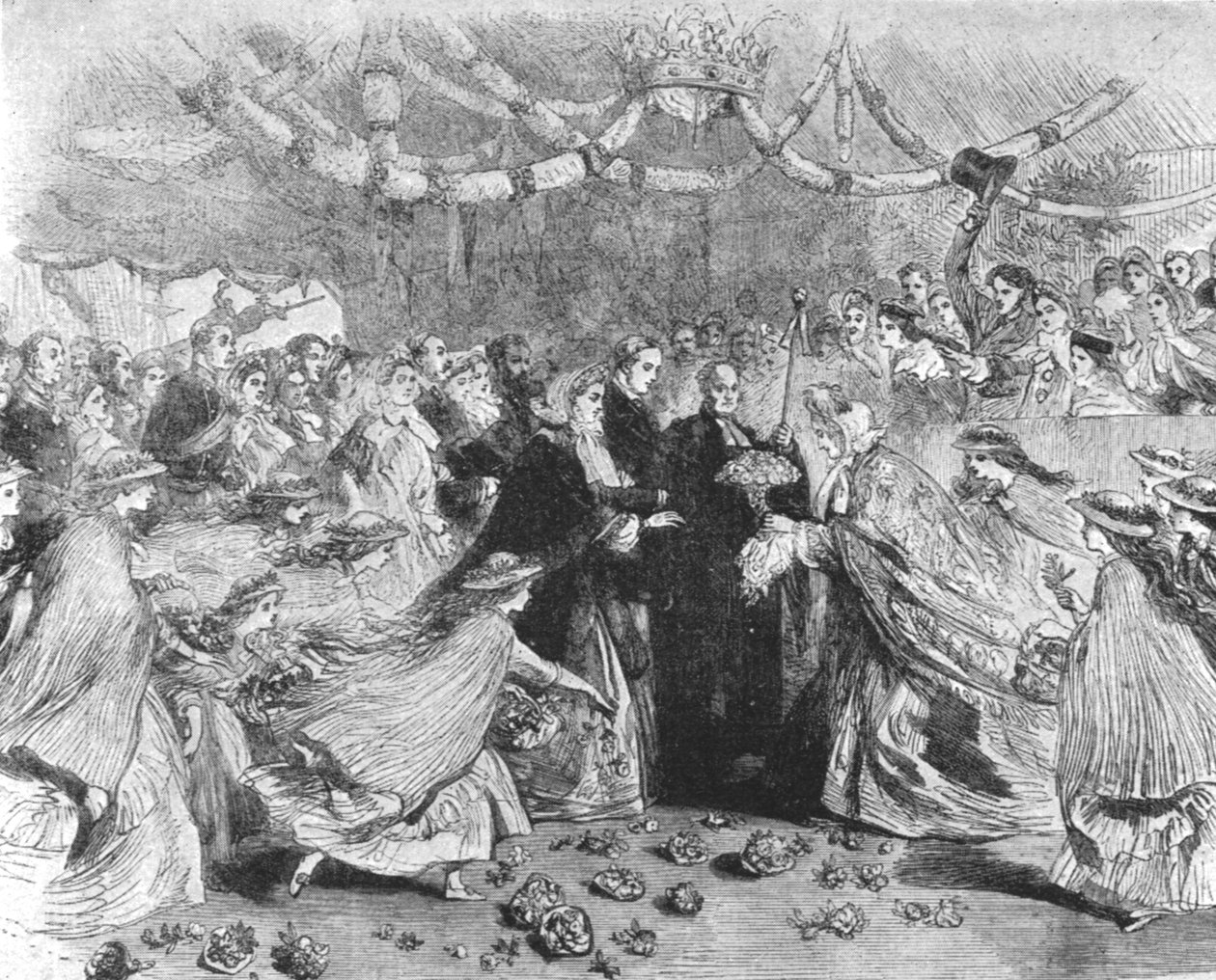 Alexandras hercegnő érkezése Angliába, 1863..., 1901. alkotó: Unbekannt