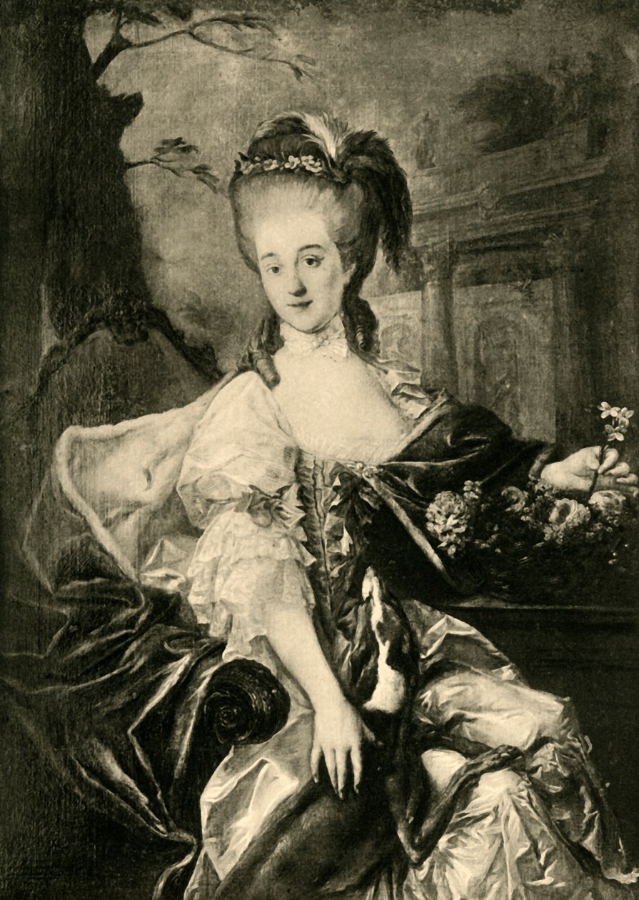 Elzbieta Izabela Czartoryska hercegnő, 1770-es évek, 1903. alkotó: Unbekannt