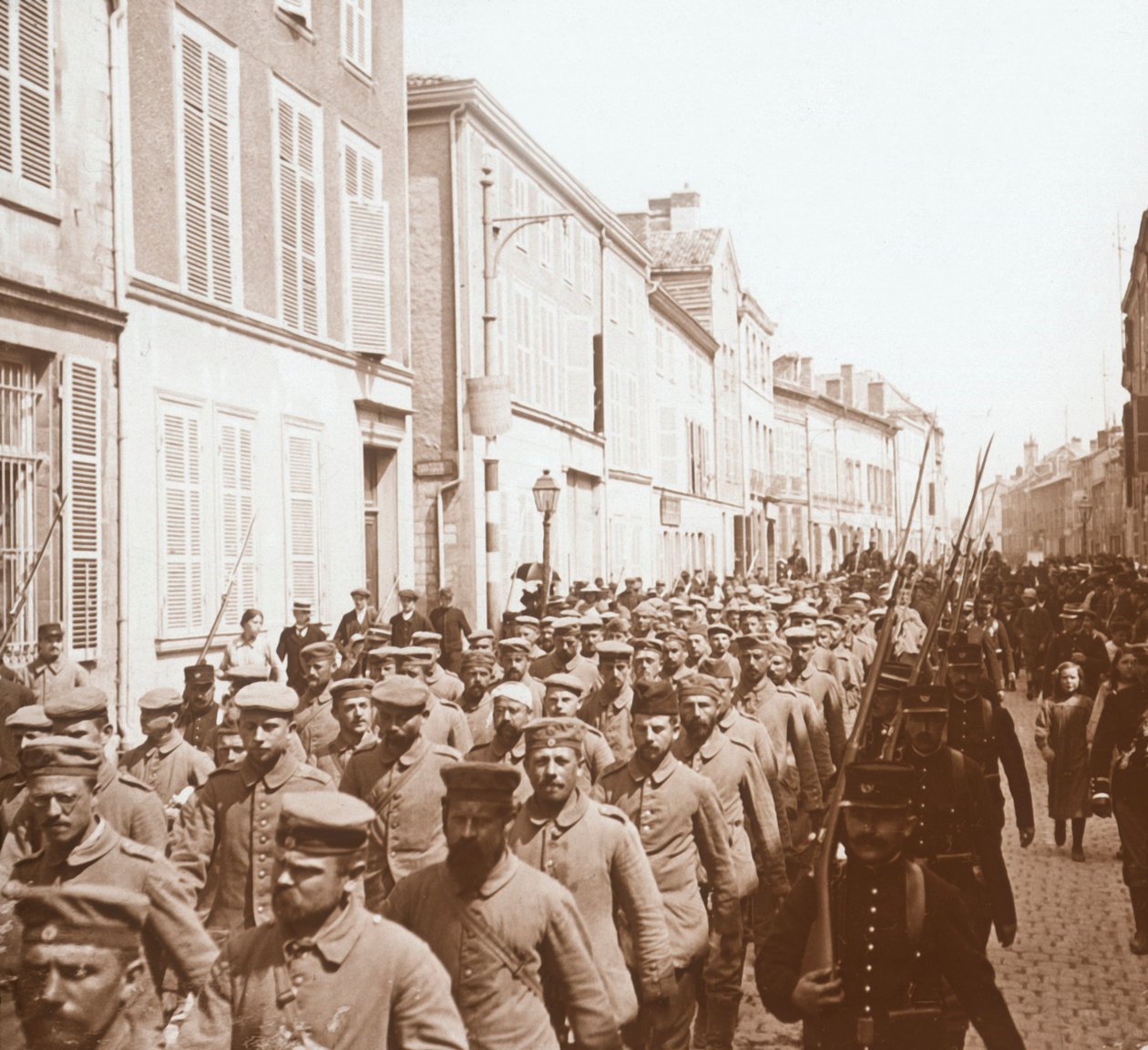 Foglyok, Chalons, Észak-Franciaország, 1914-c1918. alkotó: Unbekannt