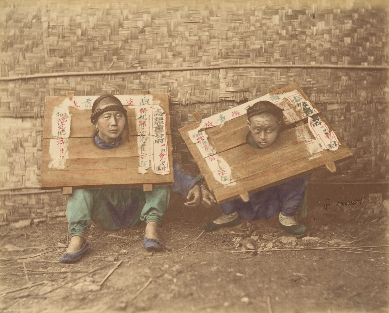 Foglyok, 1870-es évek. alkotó: Unbekannt