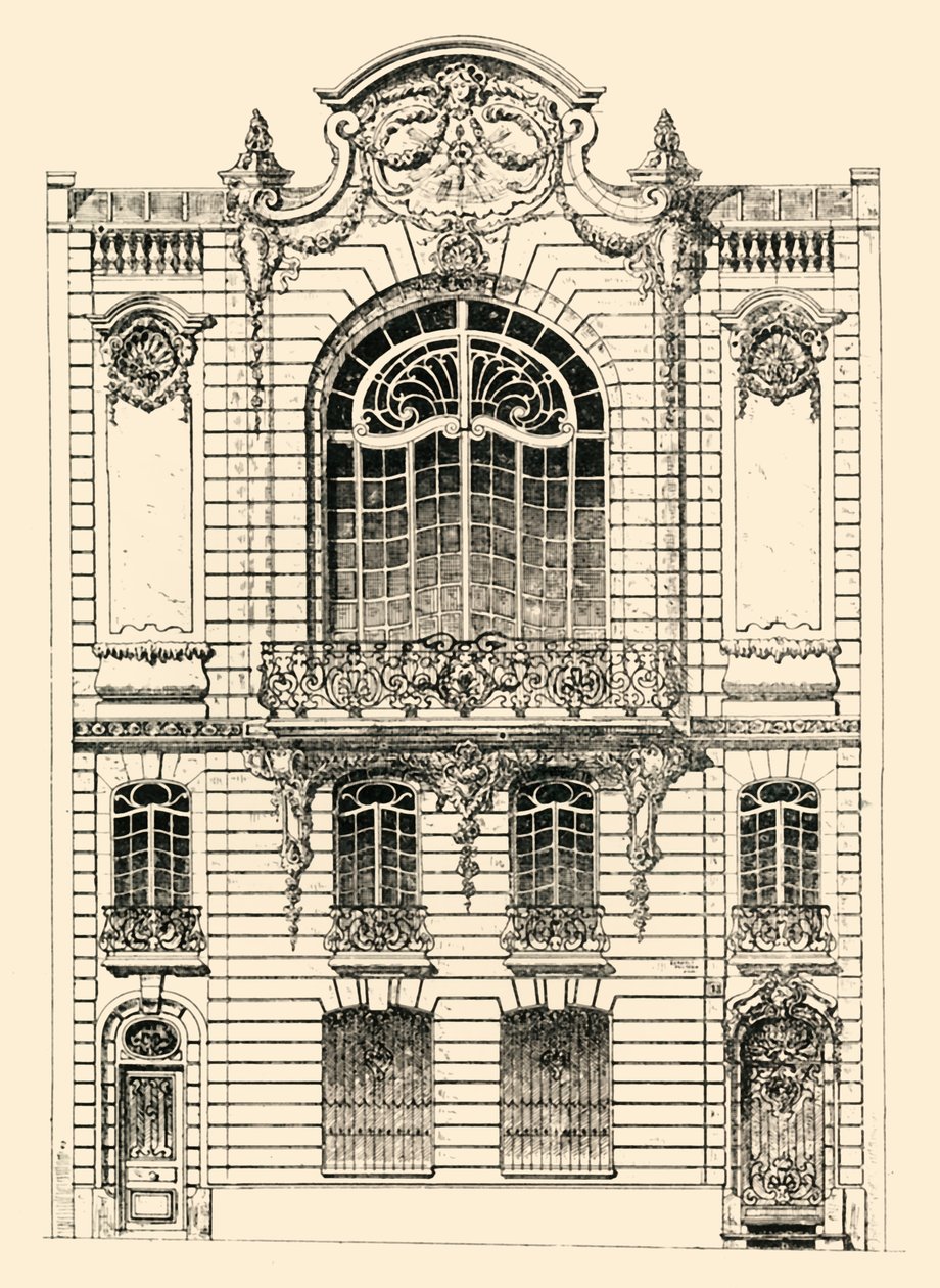 Magánház Párizsban, 1903. alkotó: Unbekannt