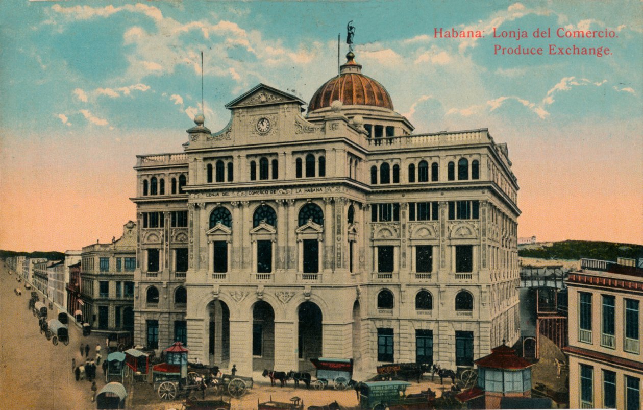 Termékcsere, Havanna, Kuba, 1916 alkotó: Unbekannt
