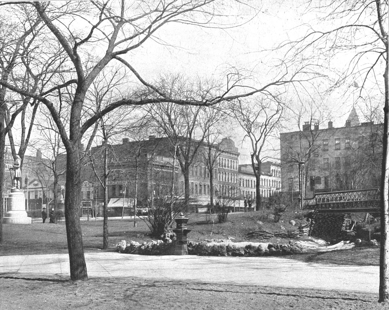Public Square, Cleveland, Ohio, USA, 1900. alkotó: Unbekannt
