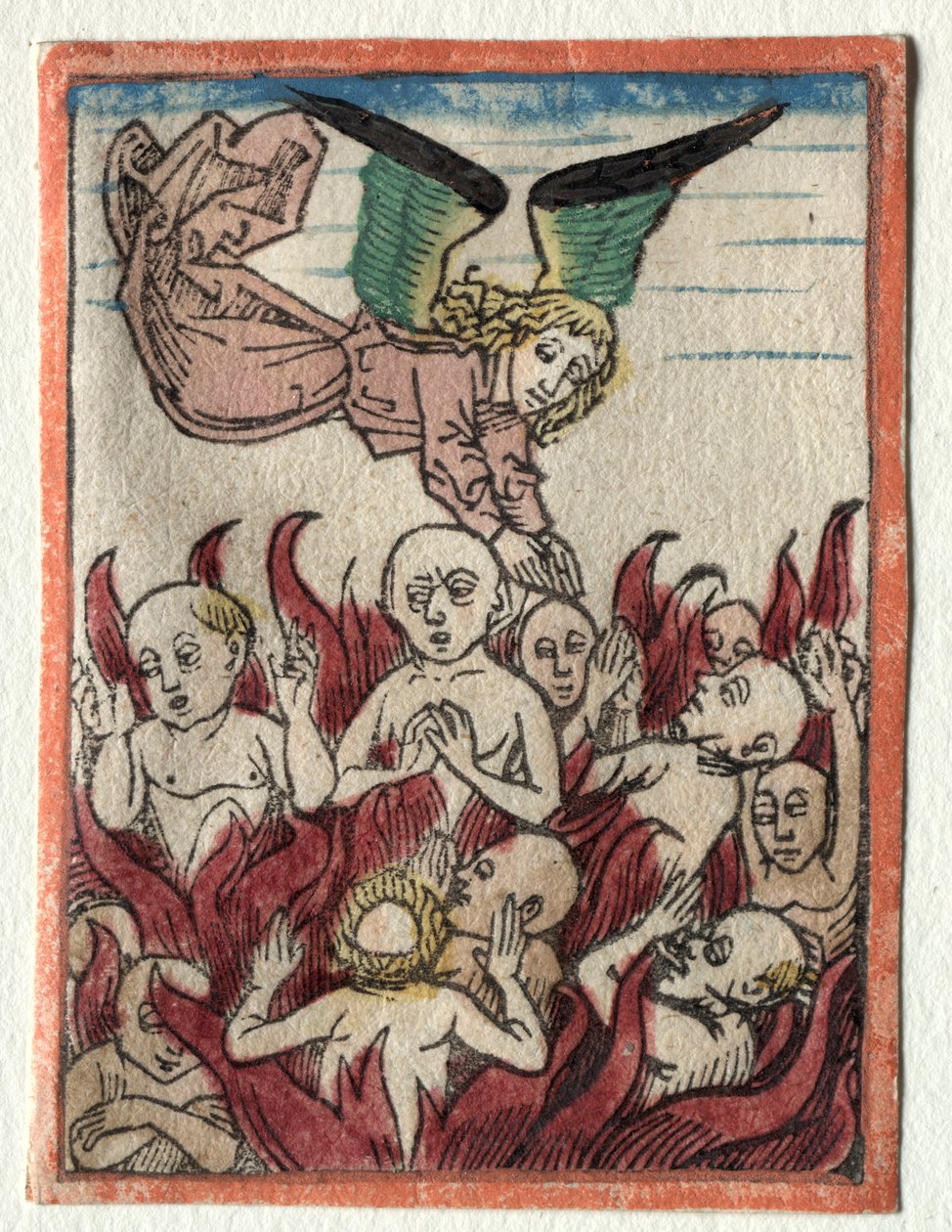 Purgatórium, 1400-as évek. alkotó: Unbekannt