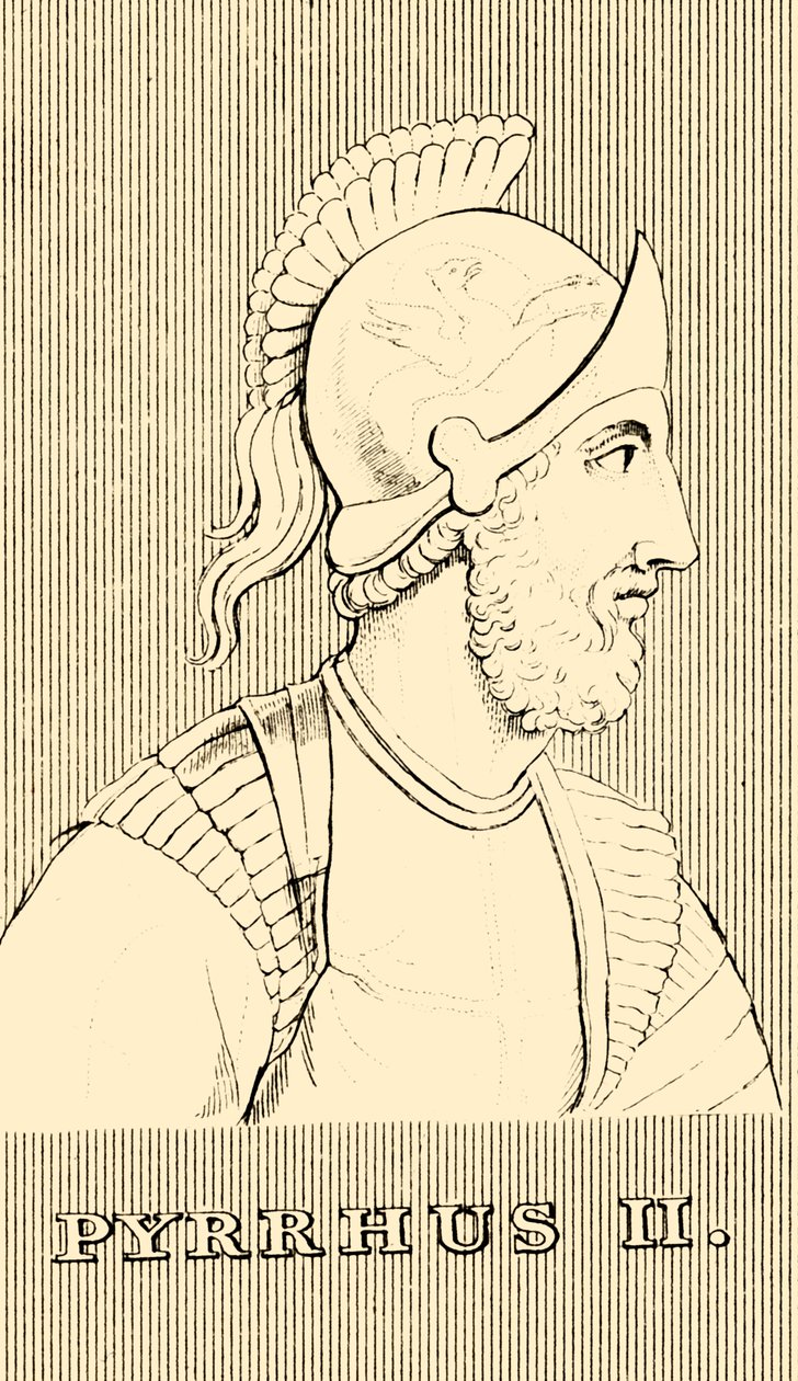 II. Pyrrhus, Kr.e. 242-237, 1830. alkotó: Unbekannt