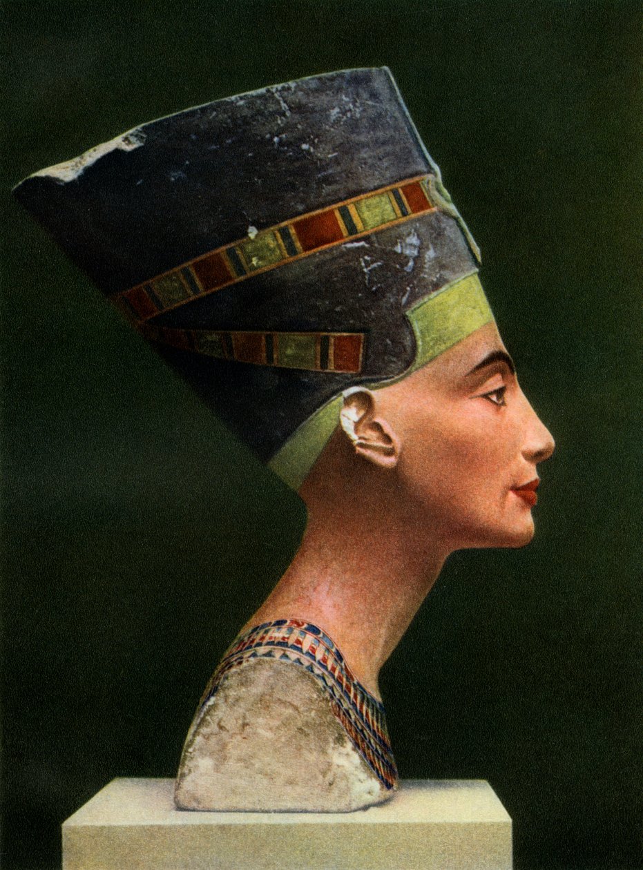 Nefertiti királynő Kr.e. 1410-1330, ie 1370, 1936 alkotó: Unbekannt