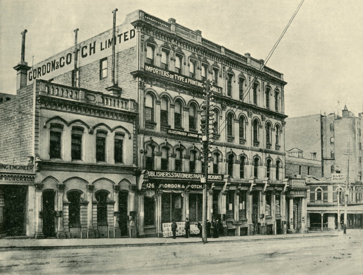 Queen Street, Melbourne, 1901. alkotó: Unbekannt