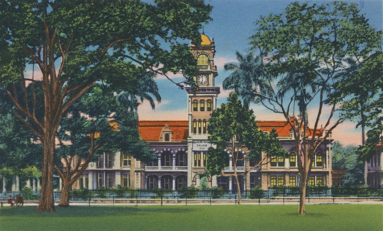 Queens Royal College, Trinidad, B.W.I., 1940-es évek. alkotó: Unbekannt