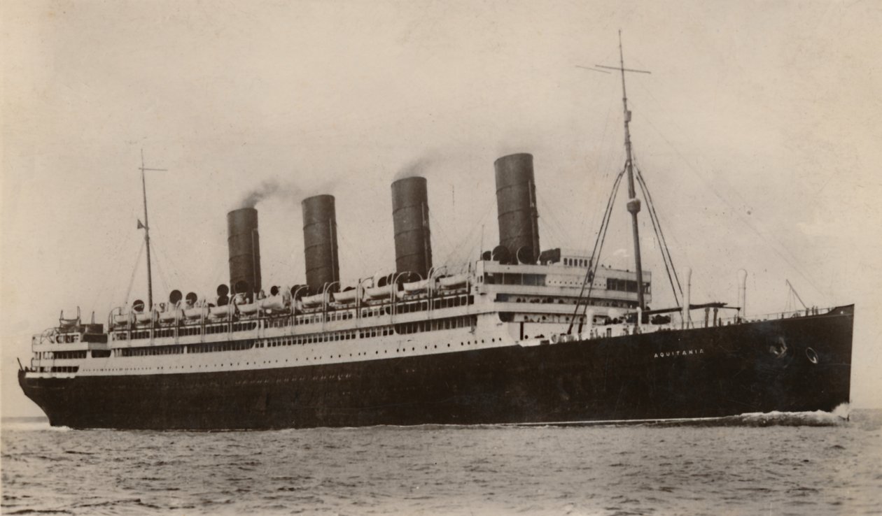 RMS Aquitania, c1930. alkotó: Unbekannt
