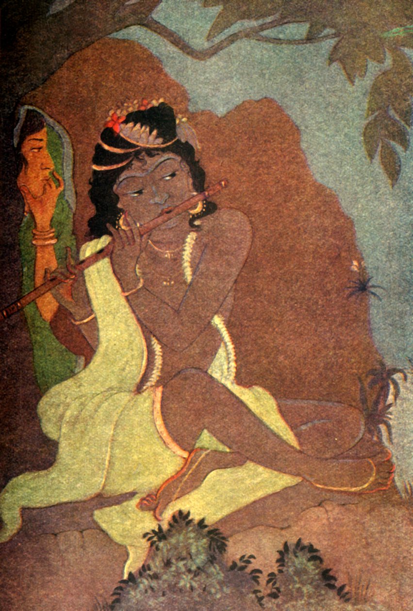 „Radha és Krisna”, 1920. alkotó: Unbekannt