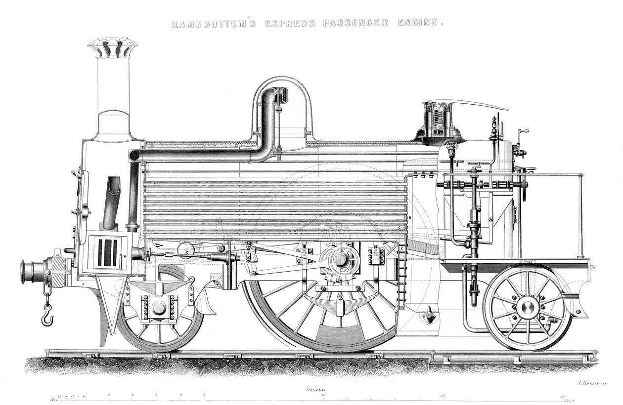 Ramsbotoms Express utasszállító motor, 1866 alkotó: Unbekannt
