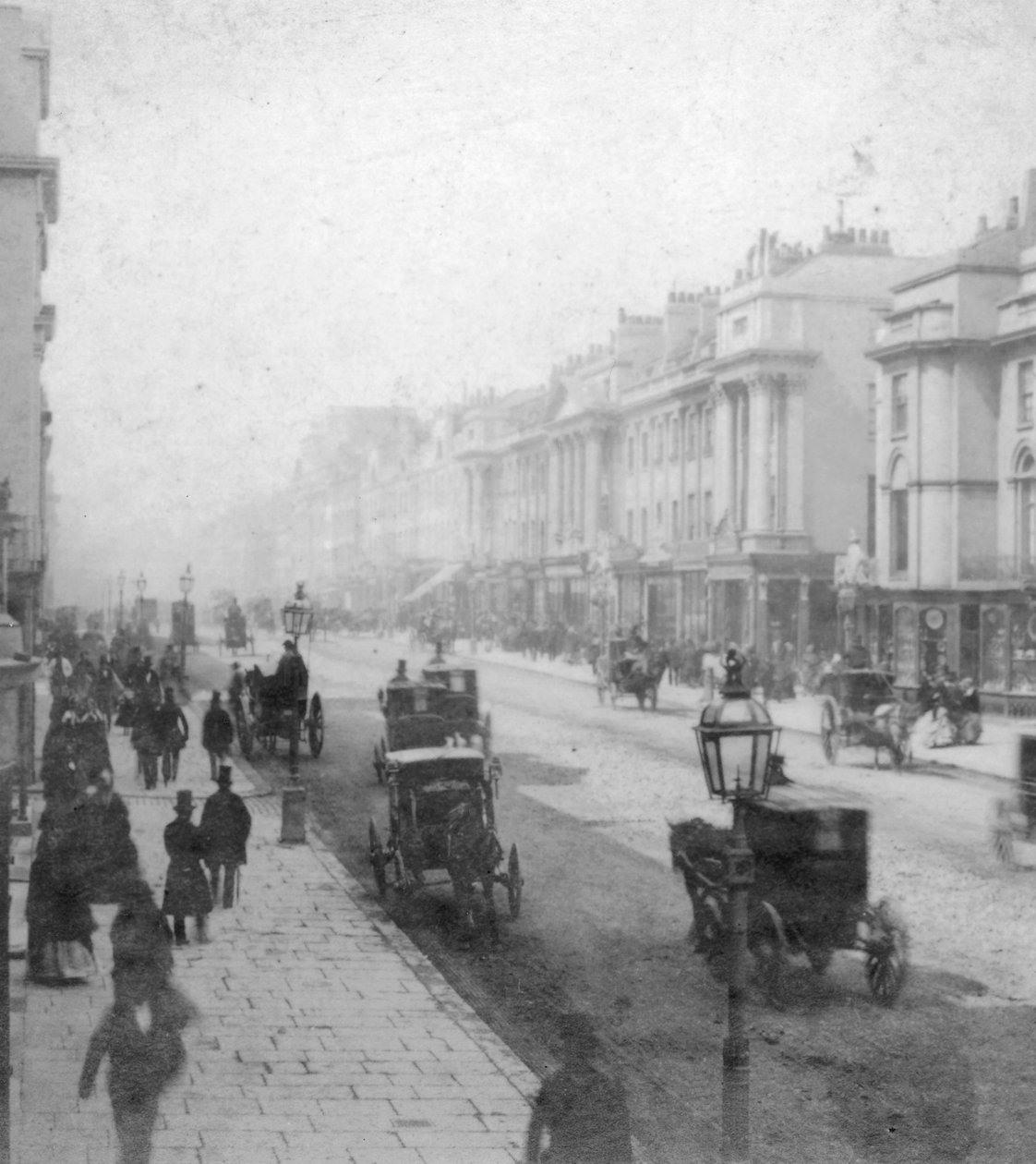 Regent Street, London, 1892 alkotó: Unbekannt