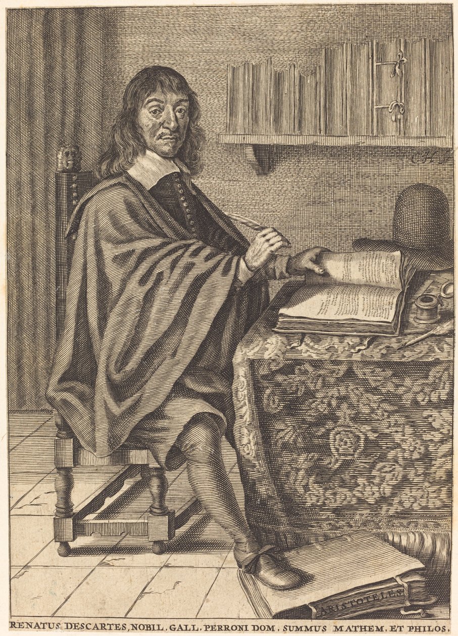 René Descartes. alkotó: Unbekannt
