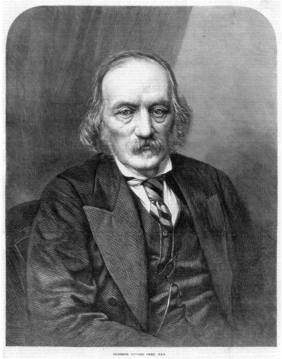 Richard Owen angol anatómus és paleontológus, 1872 alkotó: Unbekannt