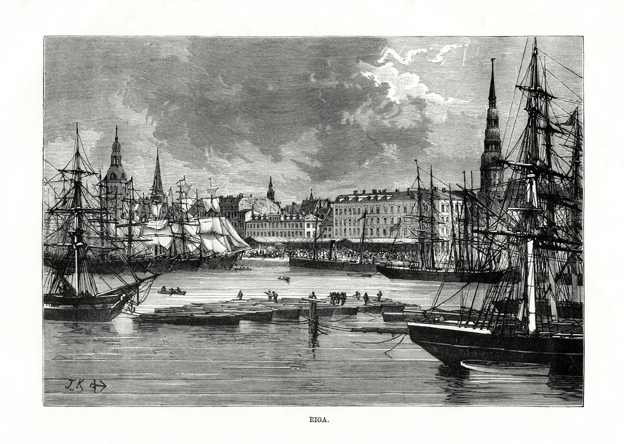 Riga, Lettország, 1879 alkotó: Unbekannt