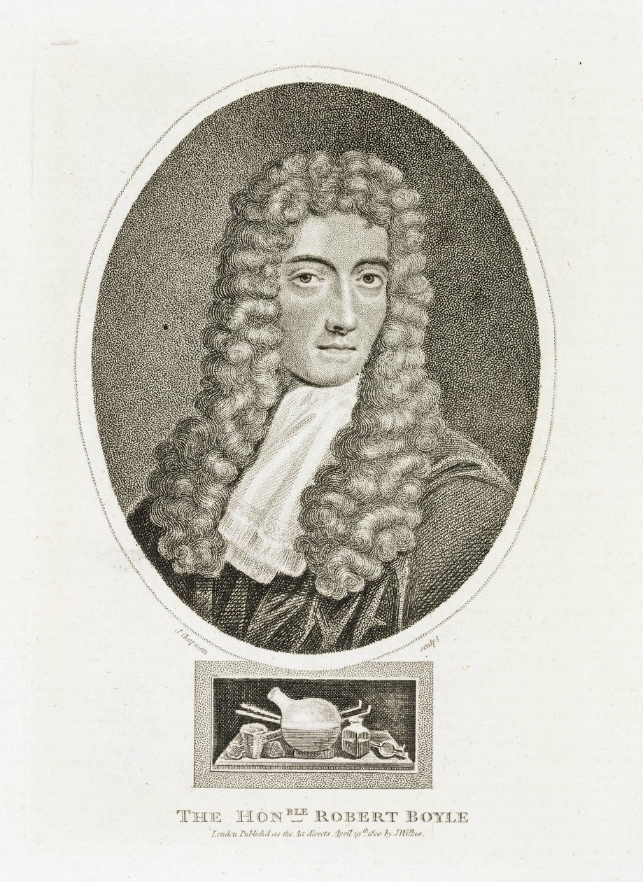 Robert Boyle (1627-1691), ír fizikus és kémikus alkotó: Unbekannt