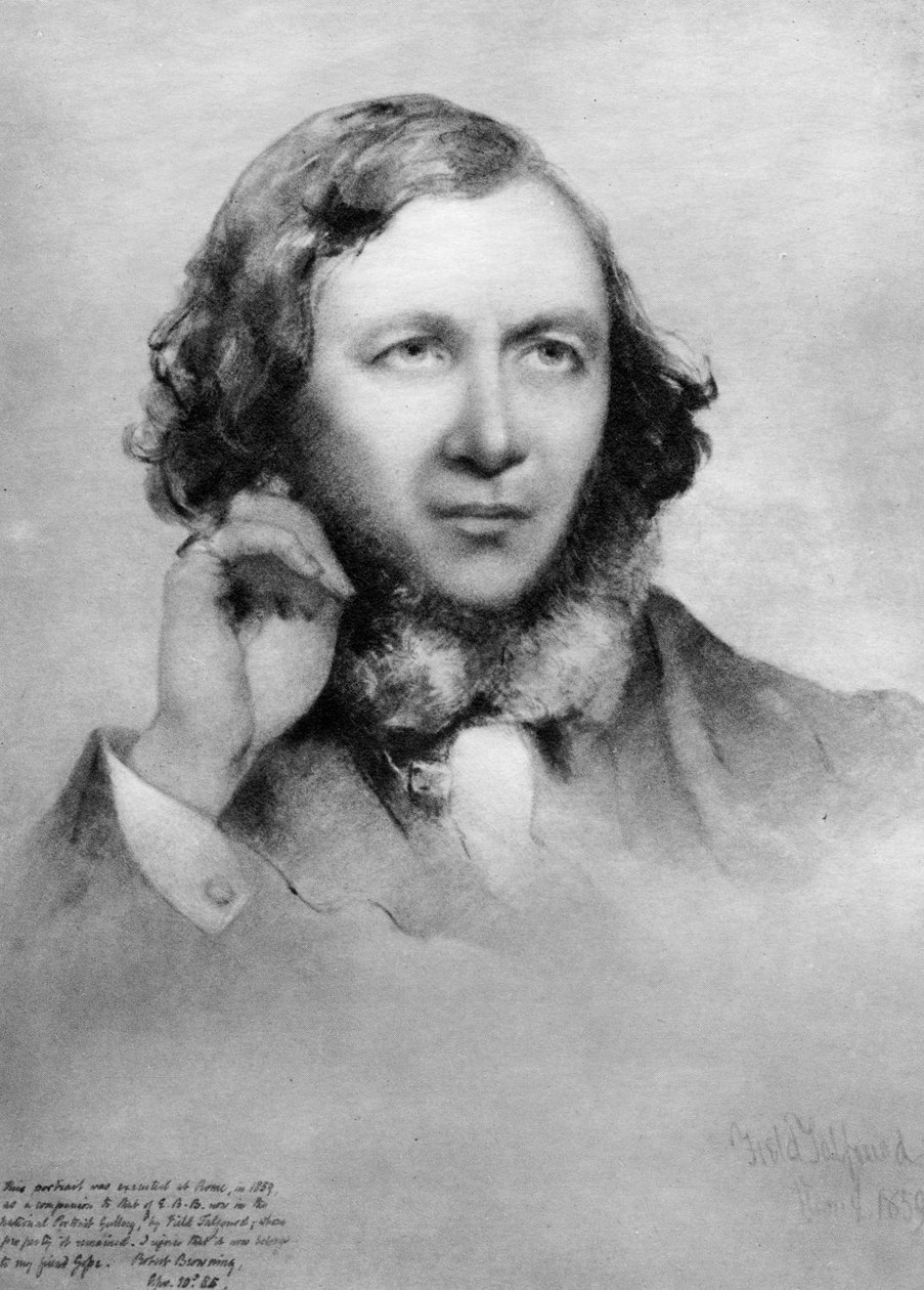 Robert Browning brit költő, 1859 alkotó: Unbekannt