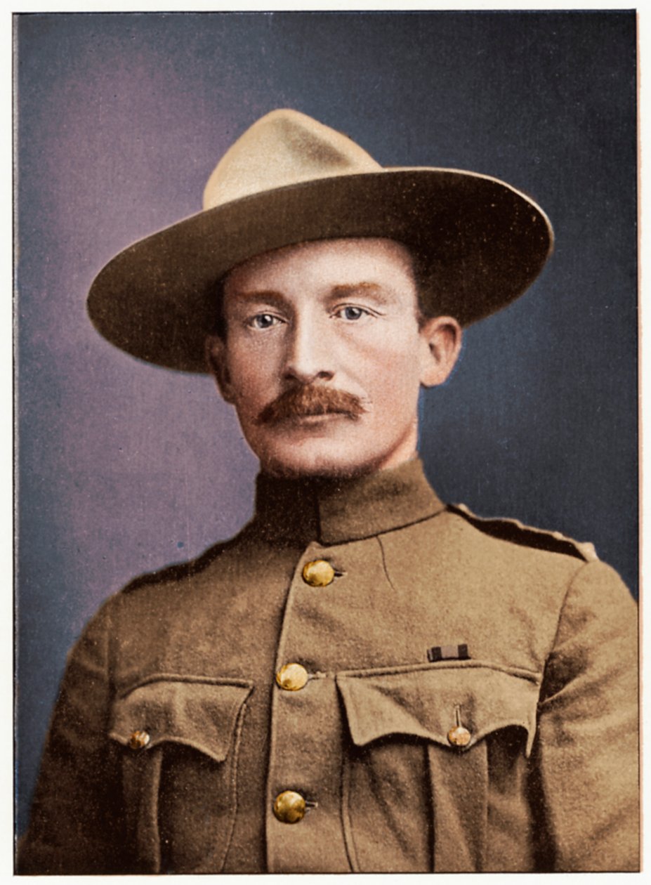 Robert Stephenson Smyth Baden-Powell brit katona, 1900. alkotó: Unbekannt