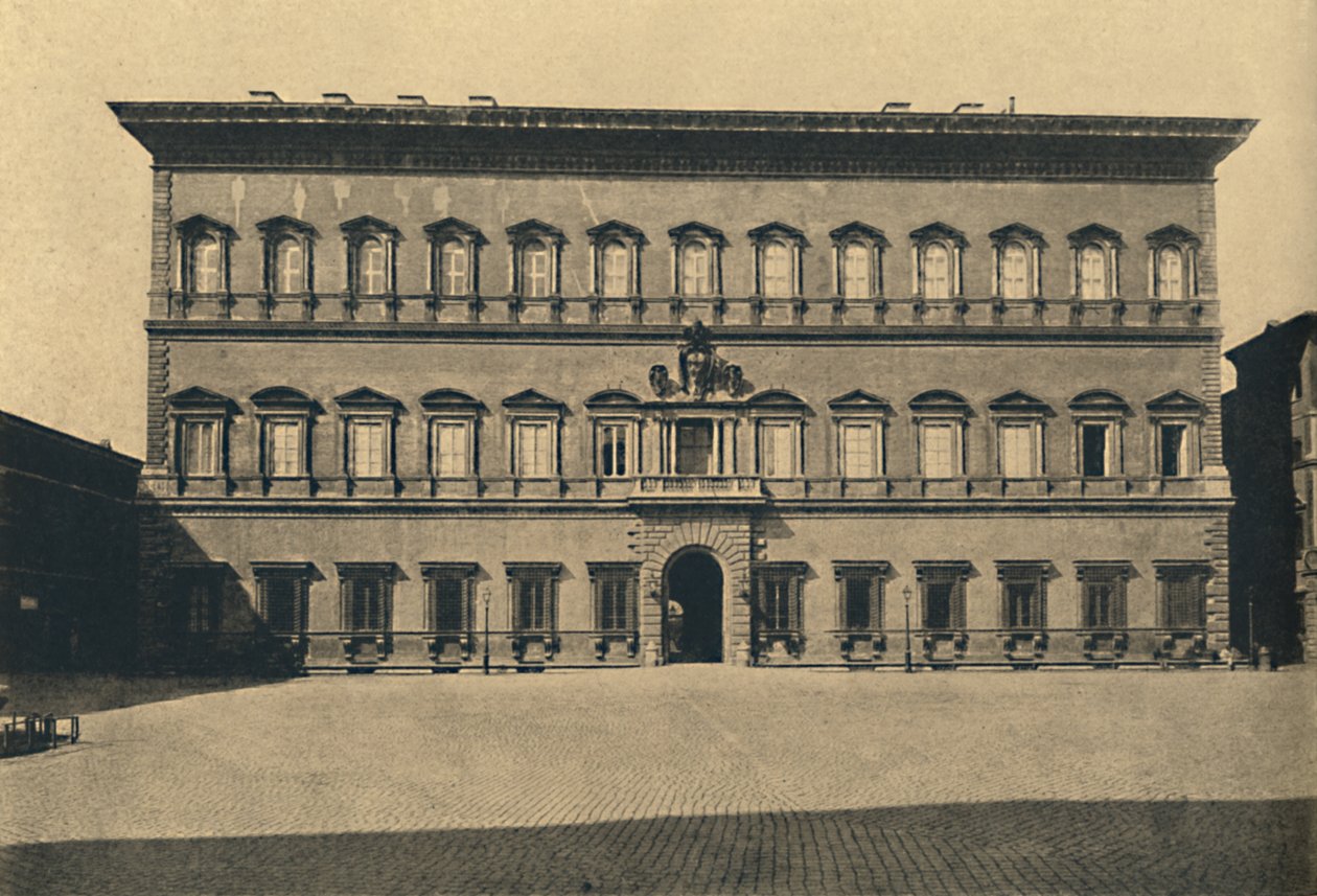 Róma – Farnese-palota, 1910 alkotó: Unbekannt