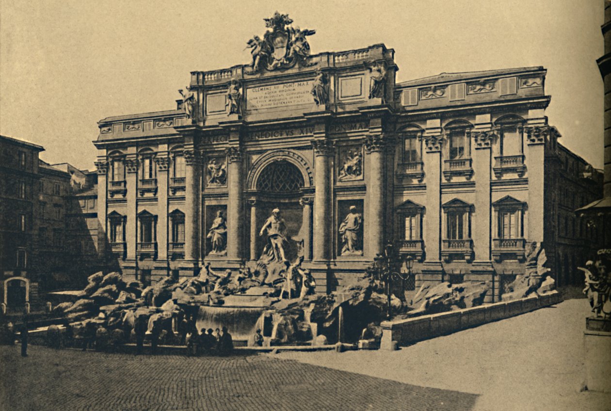 Roma – Trevi-kút, 1910 alkotó: Unbekannt