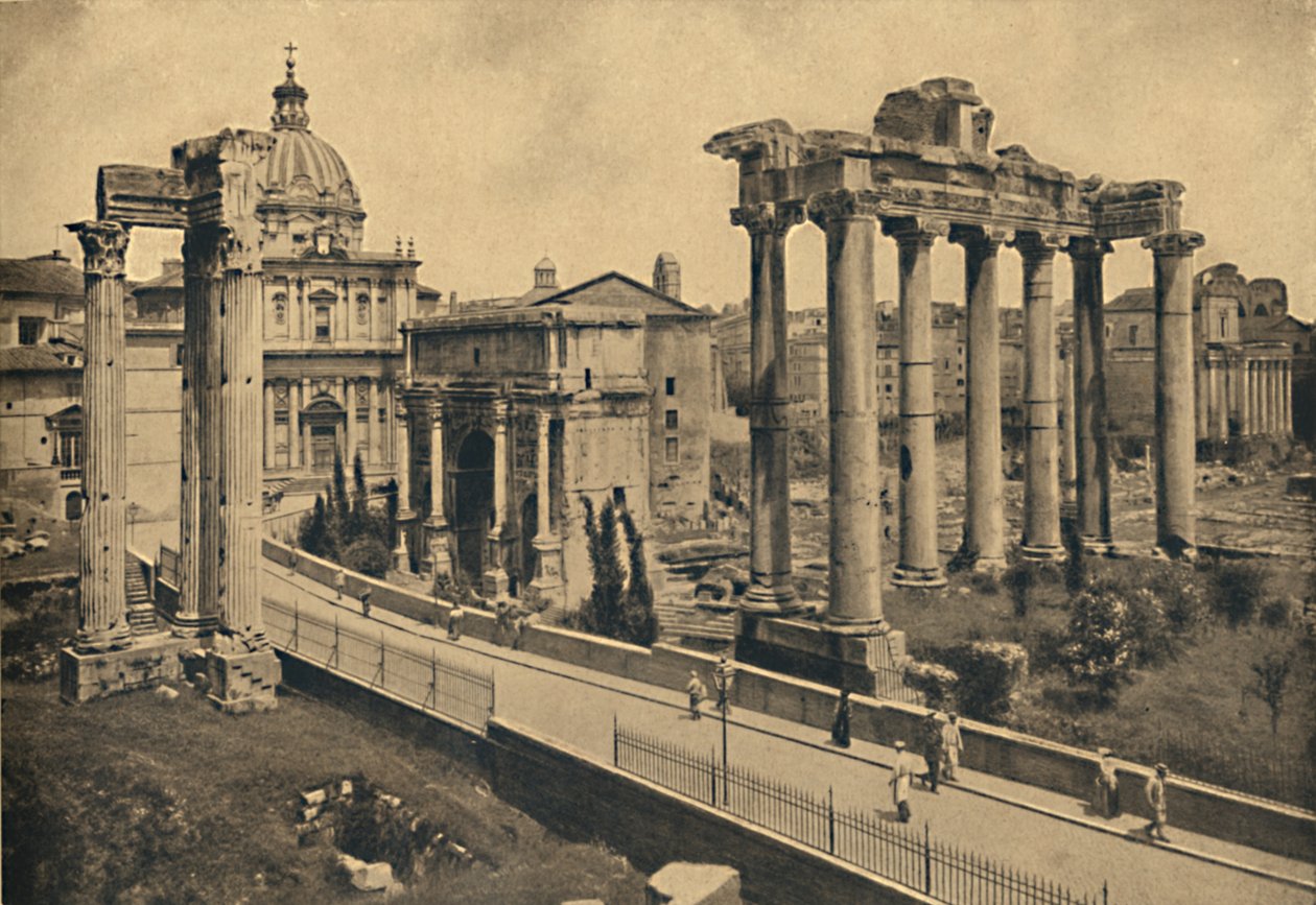 Roma – Forum Romanum, 1910 alkotó: Unbekannt