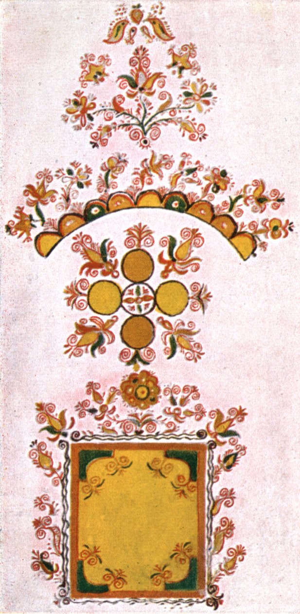 Szobafestés, Morvaország, Csehszlovákia, 1928. alkotó: Unbekannt