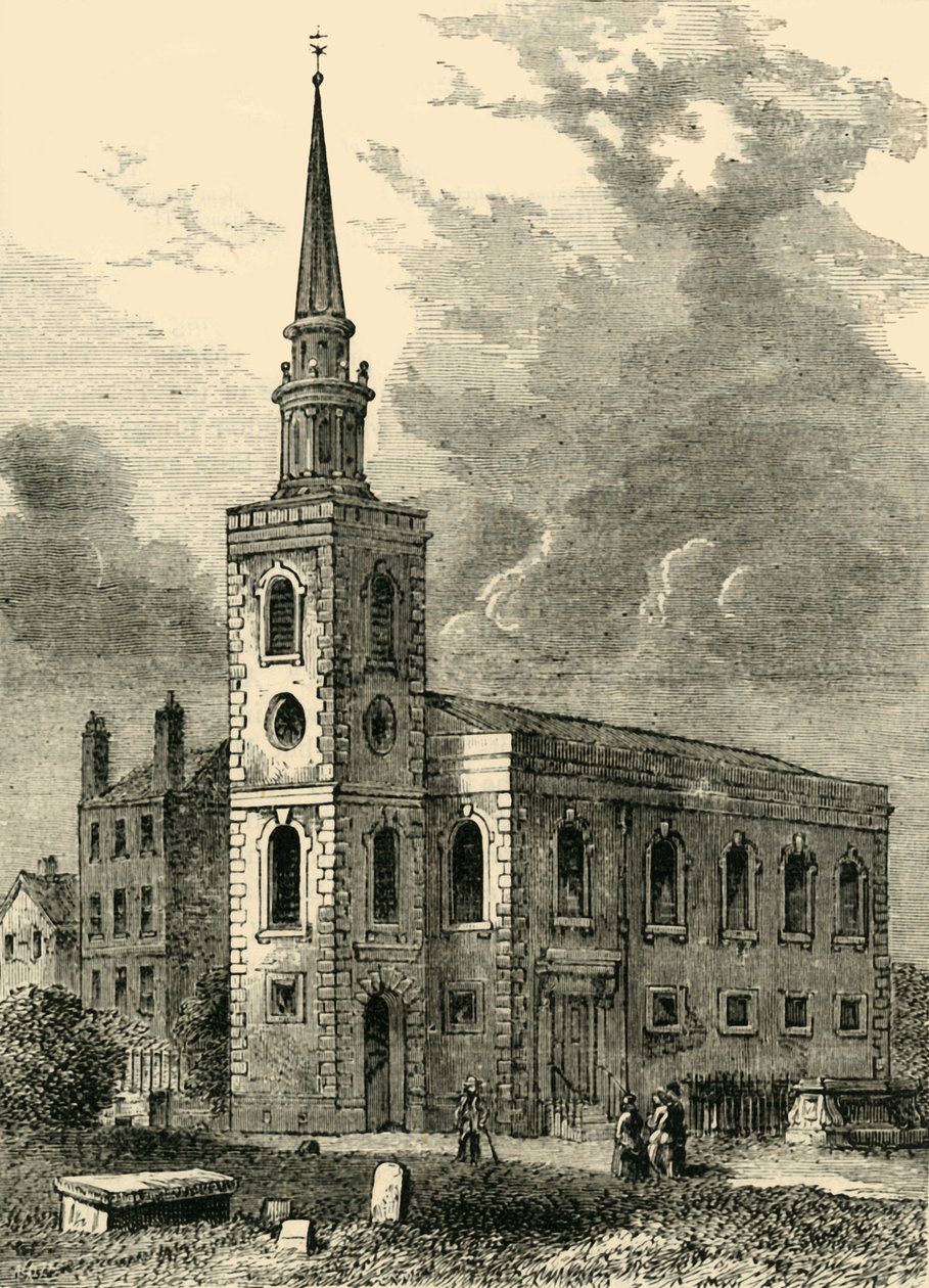 Rotherhithe-templom, 1750, 1878. alkotó: Unbekannt
