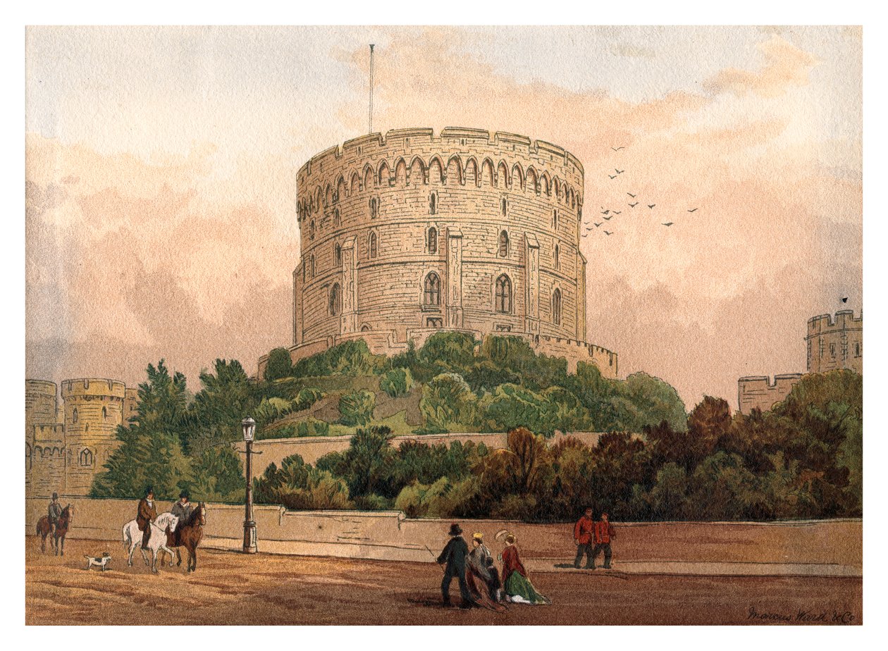 Kerek torony, Windsor, 1880 alkotó: Unbekannt