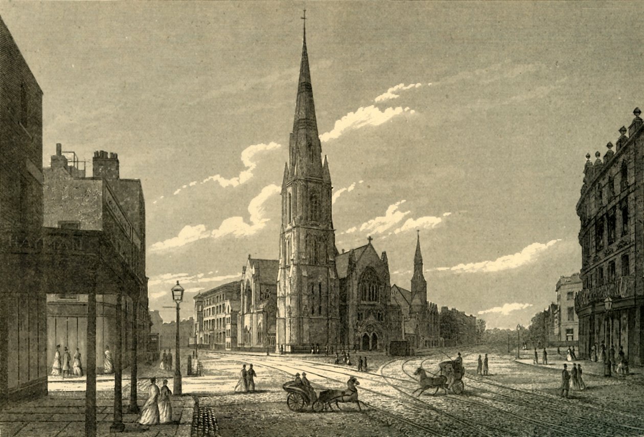 Rowland Hills Chapel & Schools, Westminster Bridge Road, 1878. alkotó: Unbekannt