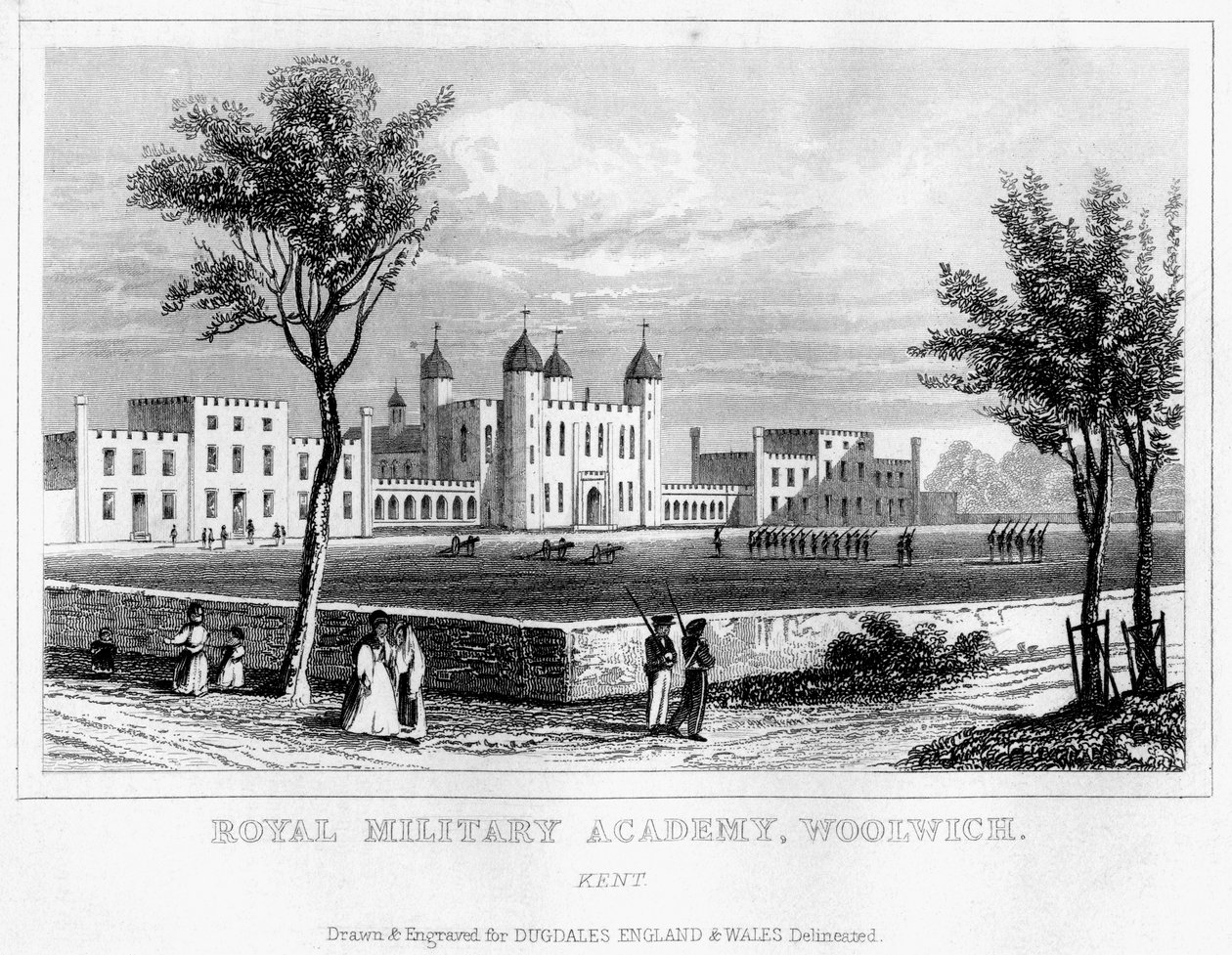 Királyi Katonai Akadémia, Woolwich, London, 19. század alkotó: Unbekannt