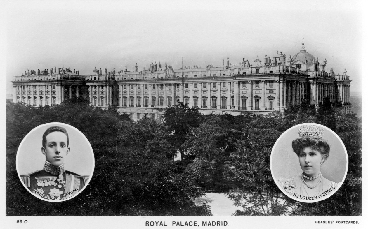 Királyi palota, Madrid, Spanyolország, XX. század eleje alkotó: Unbekannt
