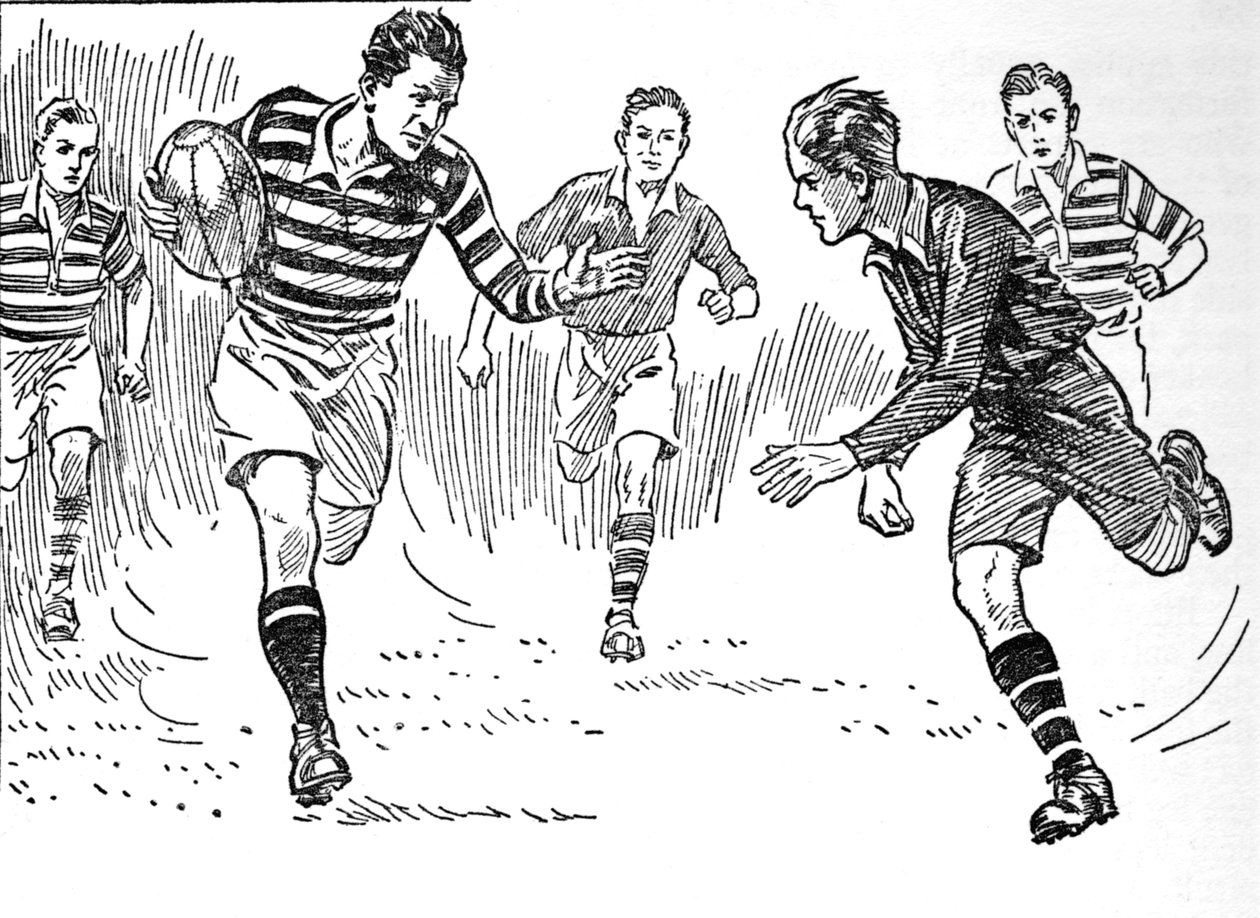 Rögbi futball, 1937 alkotó: Unbekannt