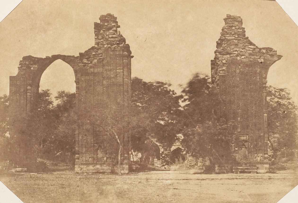 Romok Old Delhiben, 1850-es évek. alkotó: Unbekannt