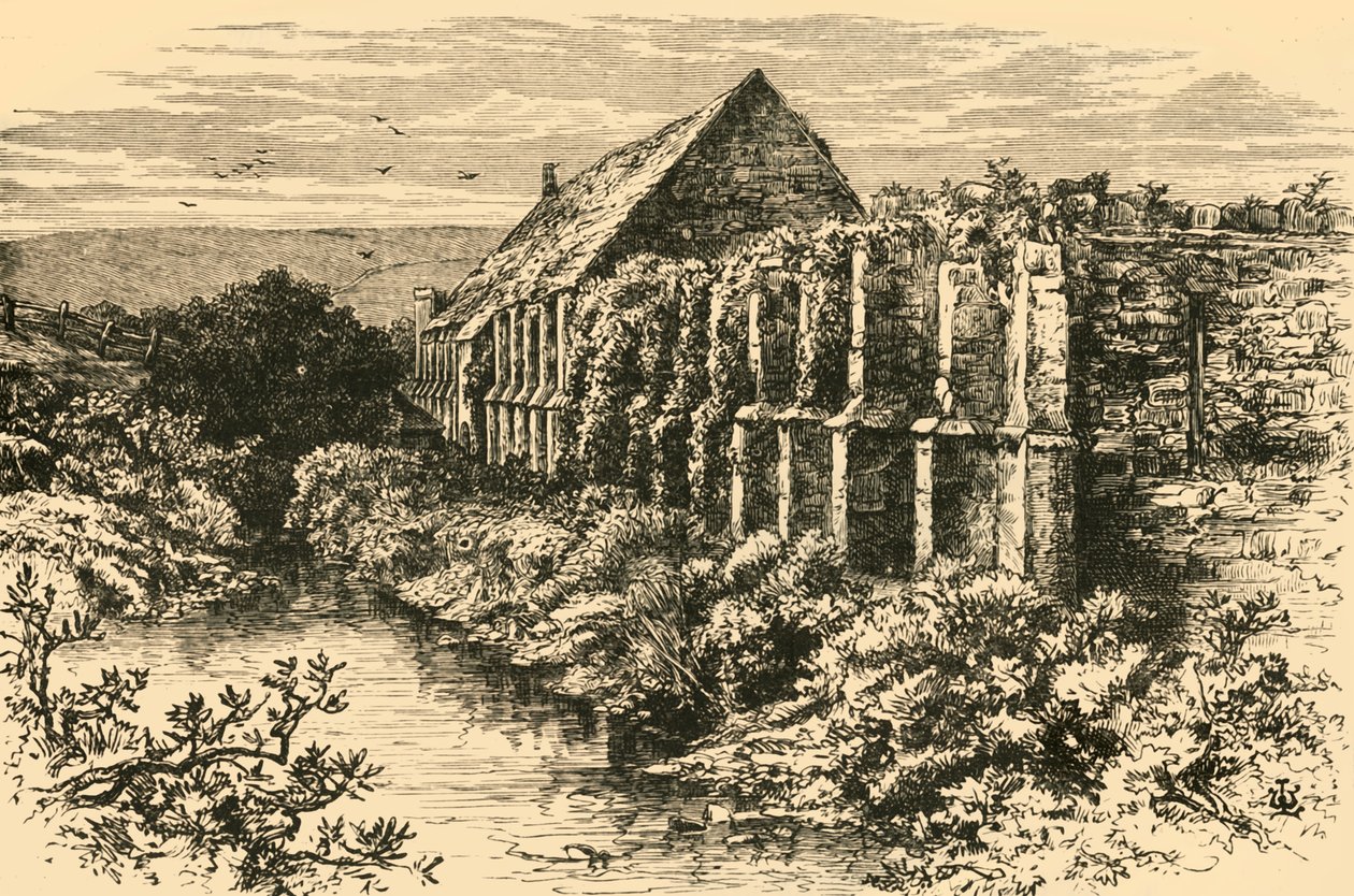 Barn romjai, Abbotsbury Abbey, 1898. alkotó: Unbekannt