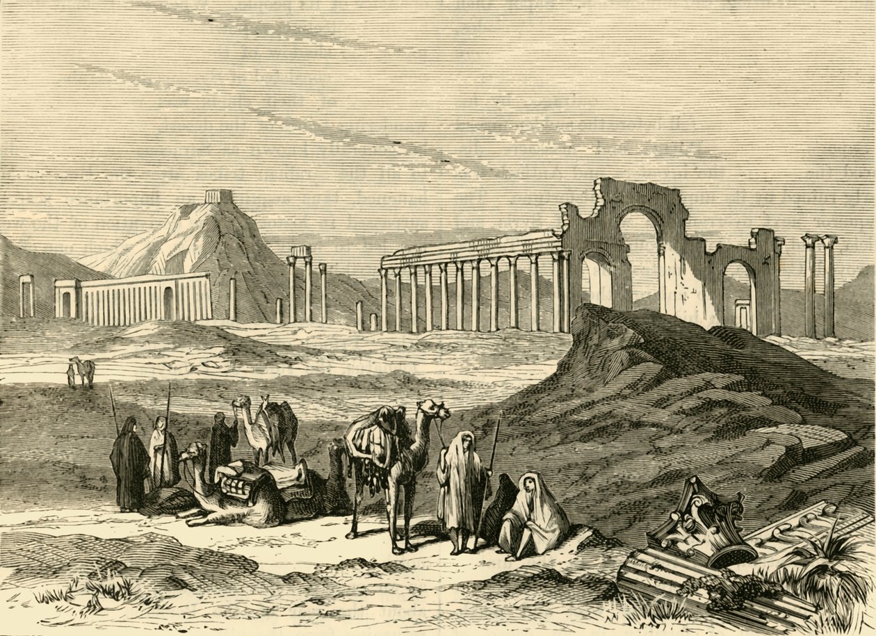Palmyra romjai, 1890. alkotó: Unbekannt