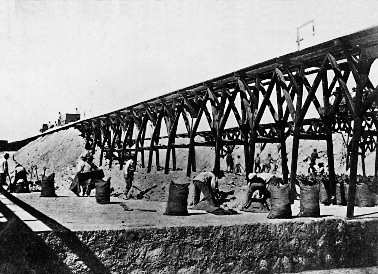 Nitrát zsákolása, 1911 alkotó: Unbekannt