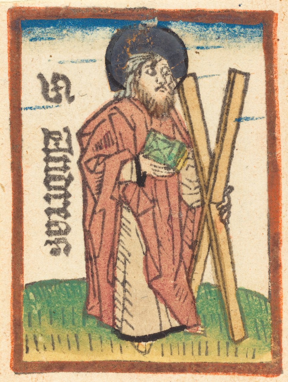 Szent András, c. 1480. alkotó: Unbekannt