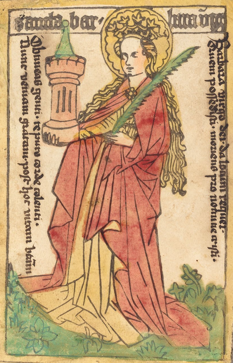 Szent Borbála, 14401460. alkotó: Unbekannt