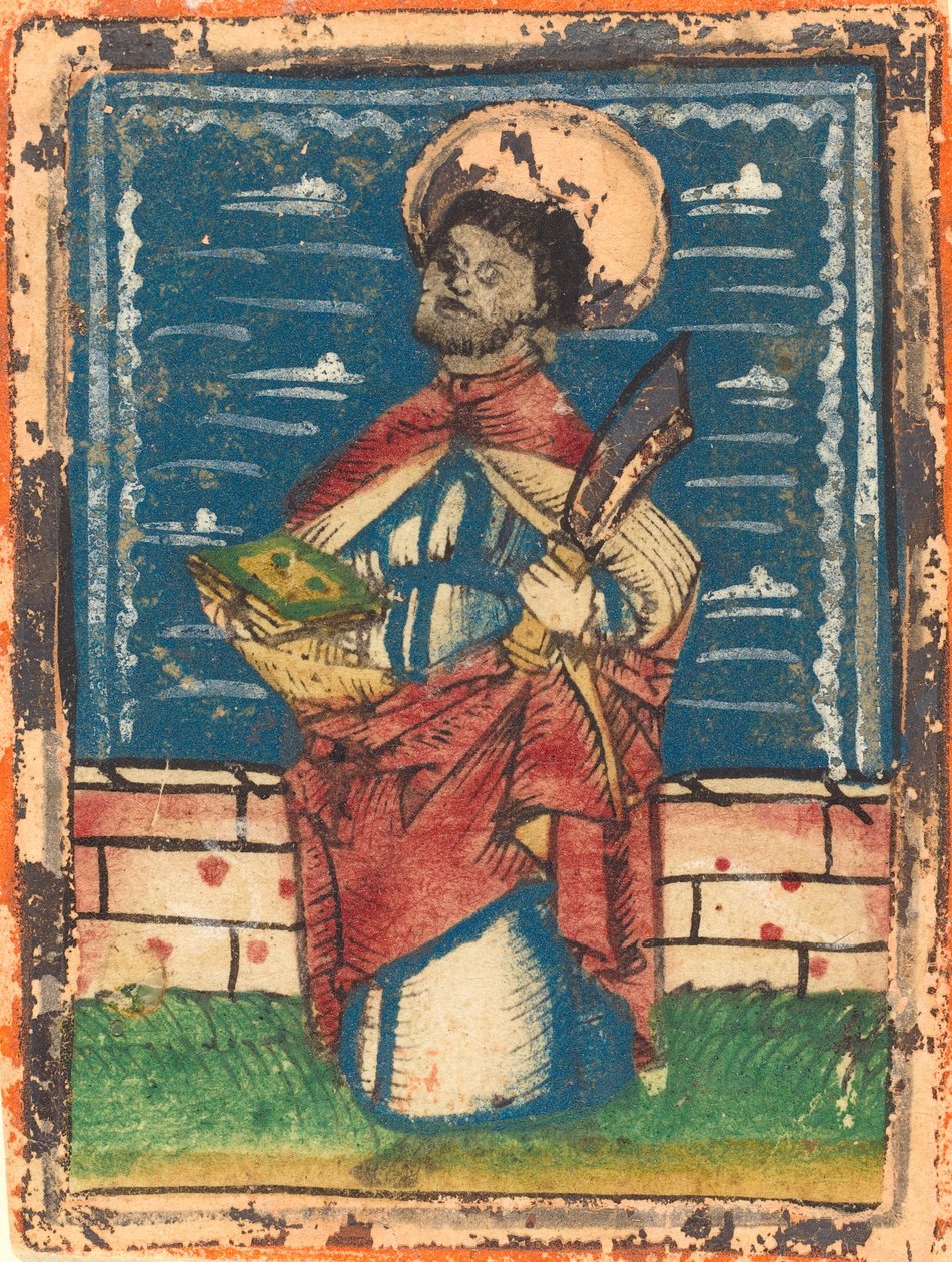 Szent Bertalan, 14801490. alkotó: Unbekannt