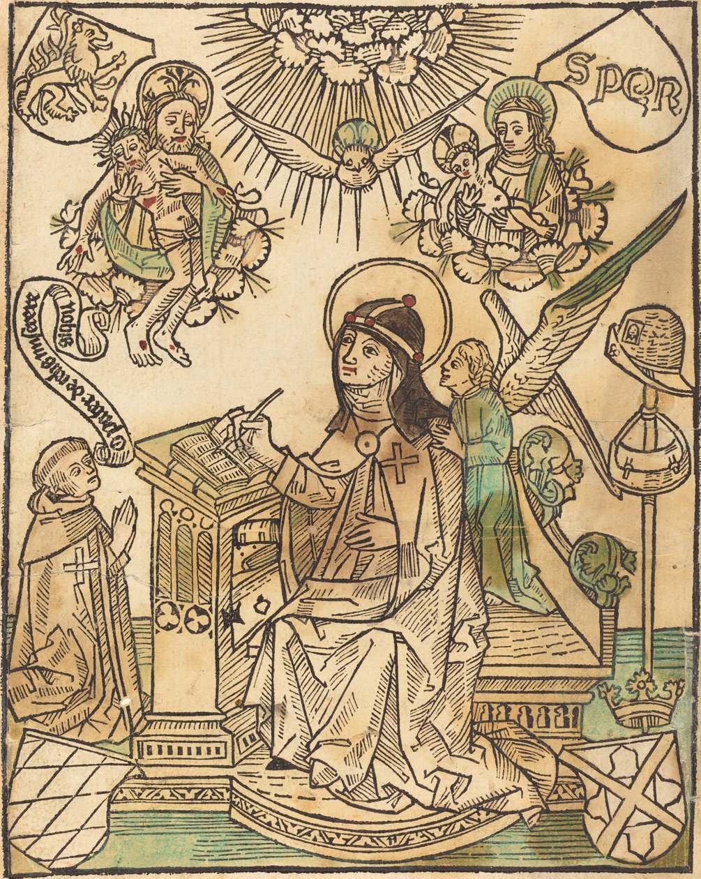 Szent Bridget, c. 1480. alkotó: Unbekannt