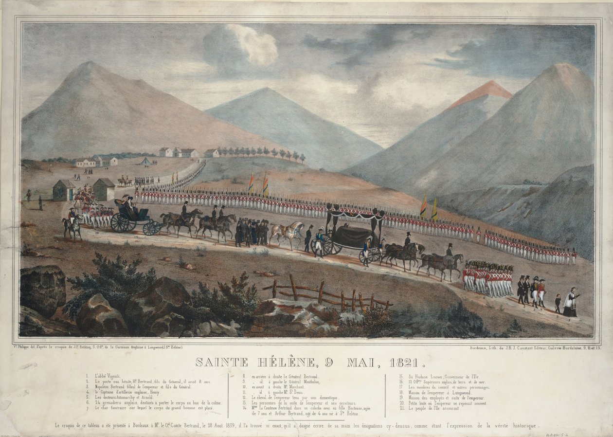 Szent Ilona, 1821. május 9., 1839 alkotó: Unbekannt