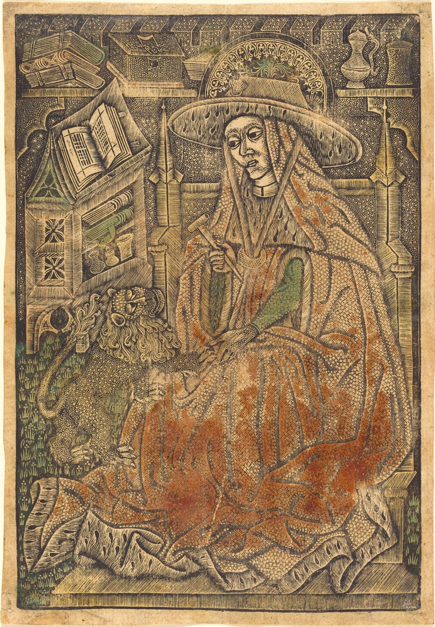 Szent Jeromos tanulmányában, 14601470. alkotó: Unbekannt