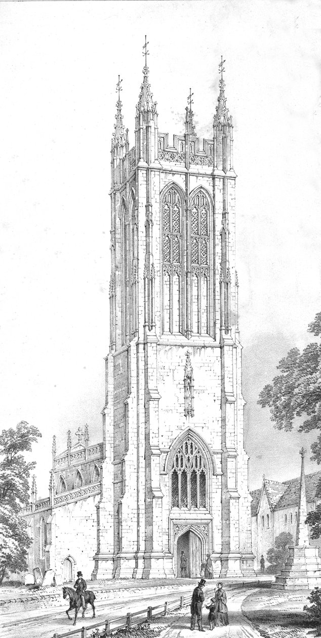Saint Peters Church, Evercreech, Somerset, 1850-es évek alkotó: Unbekannt