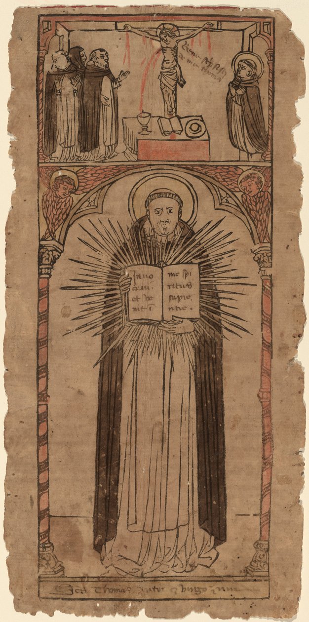 Aquinói Szent Tamás, c. 1450. alkotó: Unbekannt