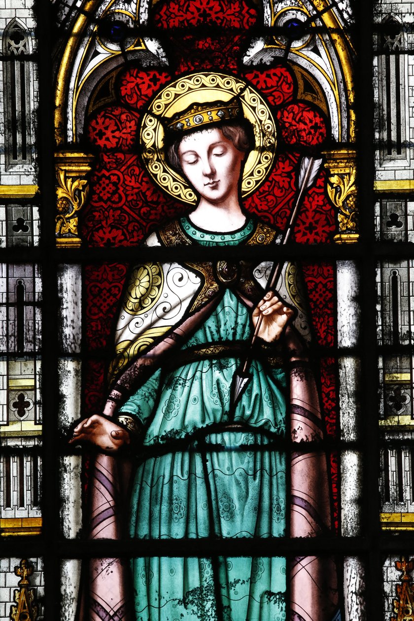 Sainte-Clotilde templom. Szent Orsolya. alkotó: Unbekannt