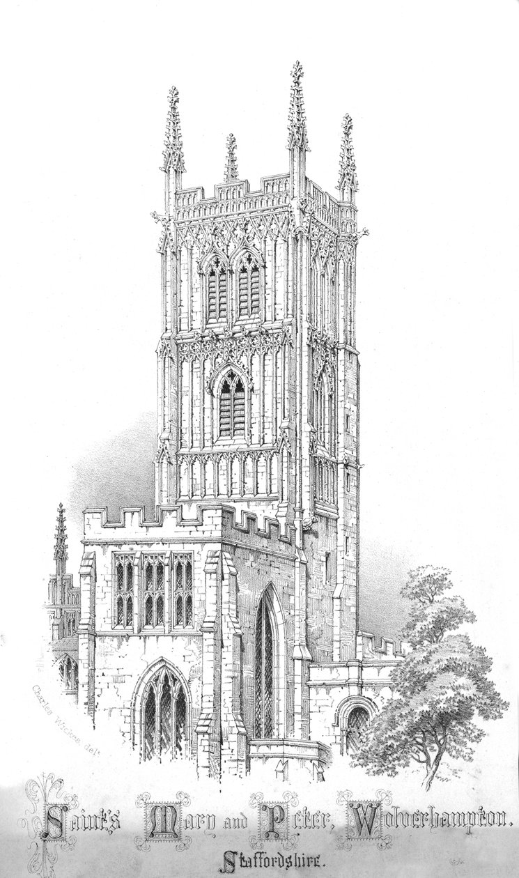 Szent Mária és Péter, Wolverhampton. Staffordshire, 1850-es évek alkotó: Unbekannt