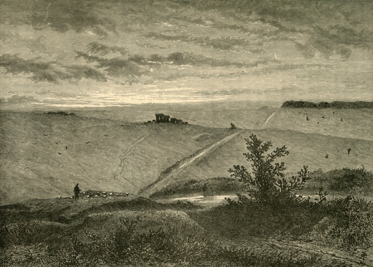 Salisbury Plain, Amesbury közeléből, 1898. alkotó: Unbekannt