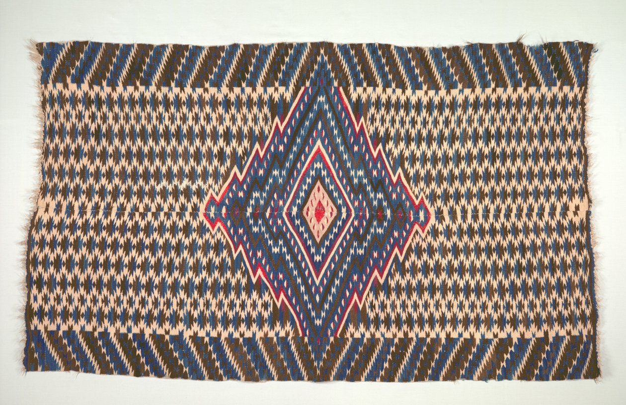 Saltillo stílusú takaróSarape, c. 1860-1875. alkotó: Unbekannt