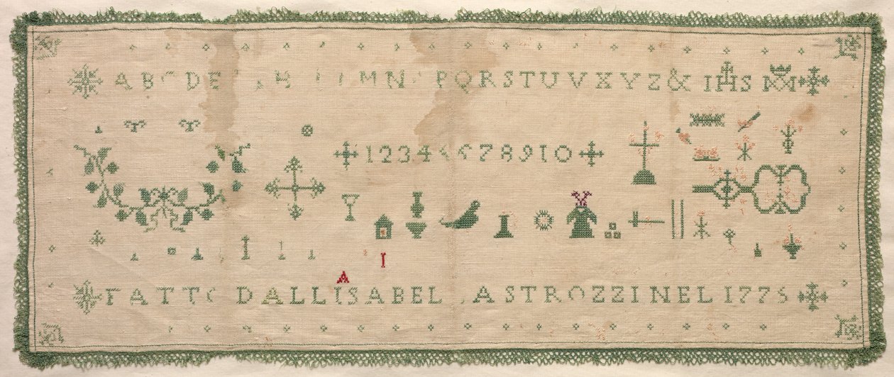 Mintavevő, 1775. alkotó: Unbekannt