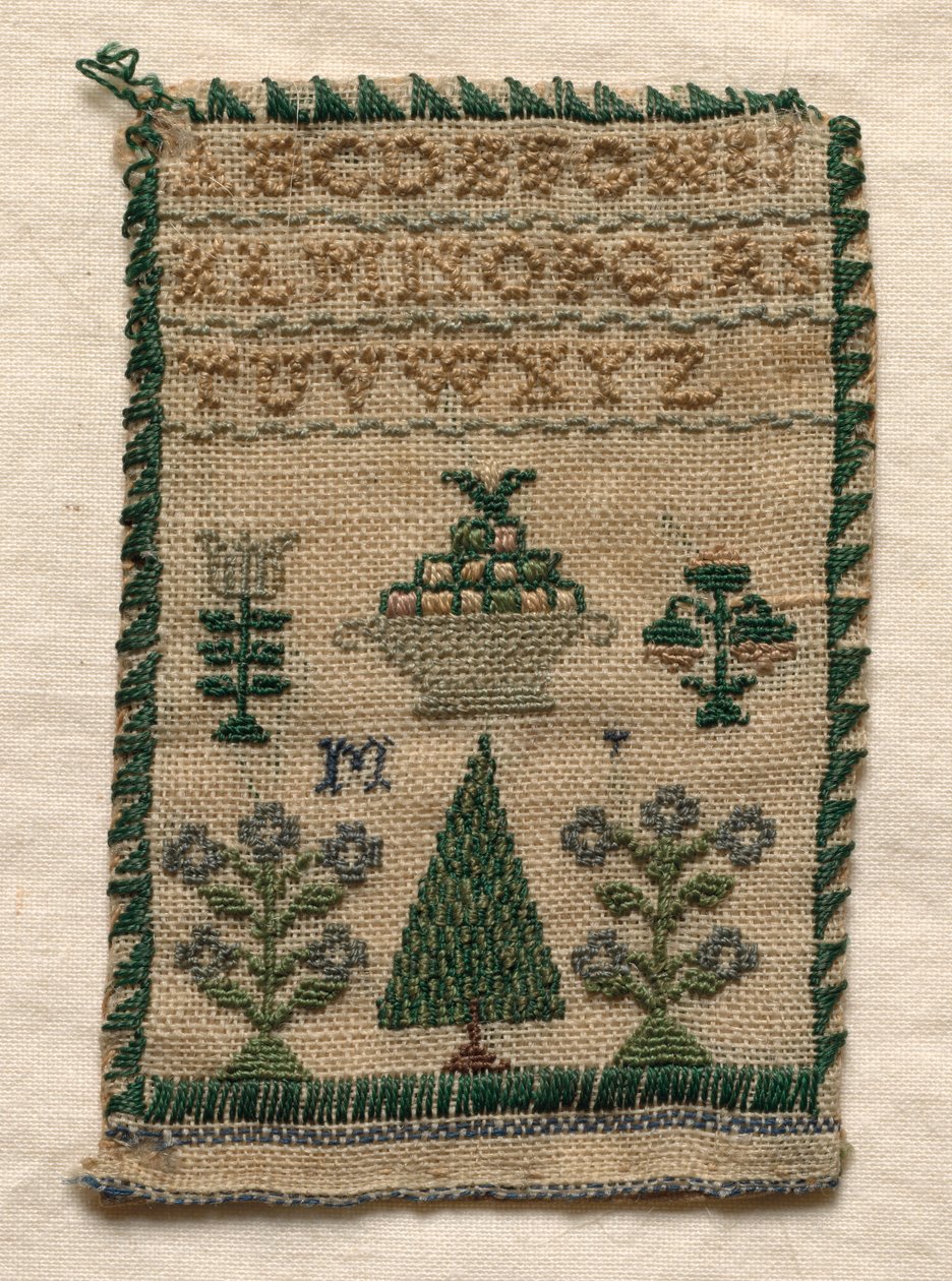 Sampler, 1800-as évek. alkotó: Unbekannt